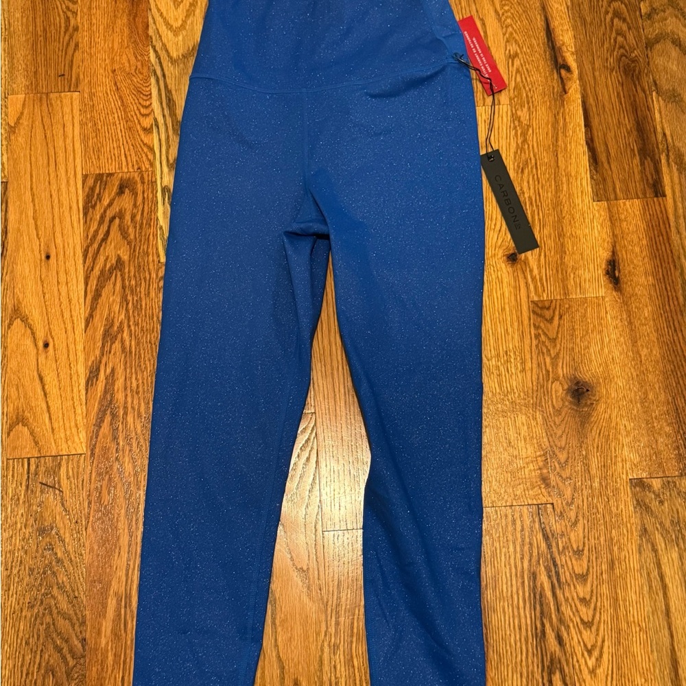 Carbon38 Shimmering Blue Leggings